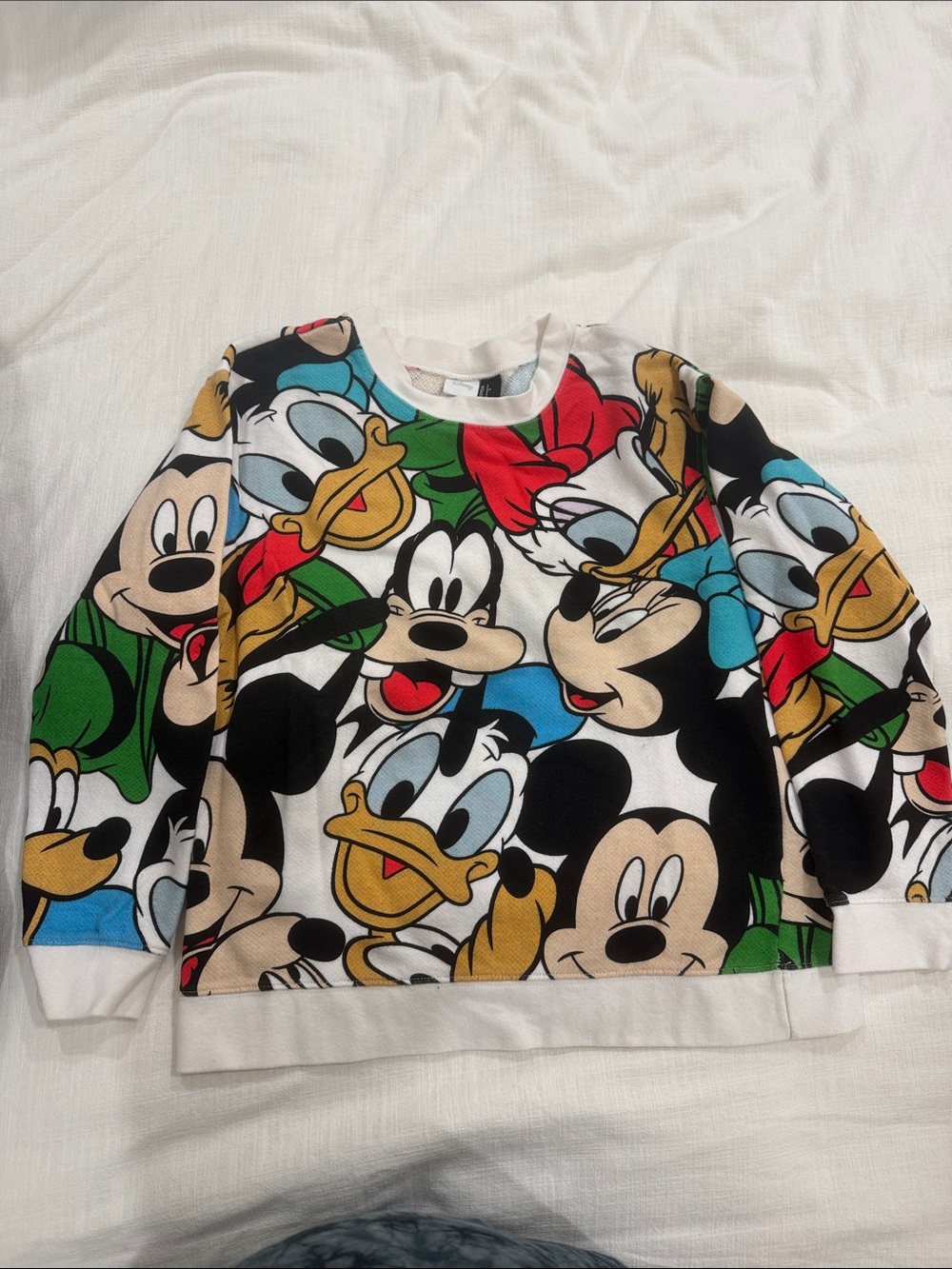 Disney  Multicolor All-Over Disney Characters Sweatshirt